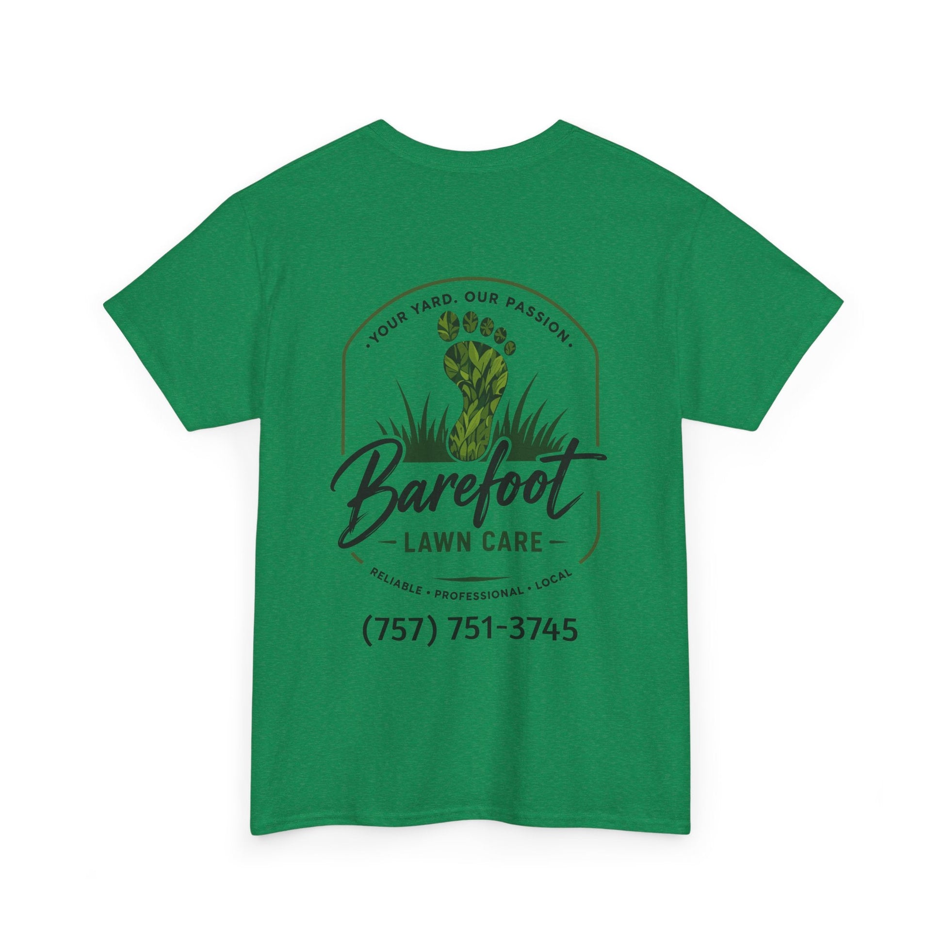 T-Shirt - Barefoot Lawn Care - Custom Shirt from SHIRT MONSTERS (Formally Crypto Zoo Tees)