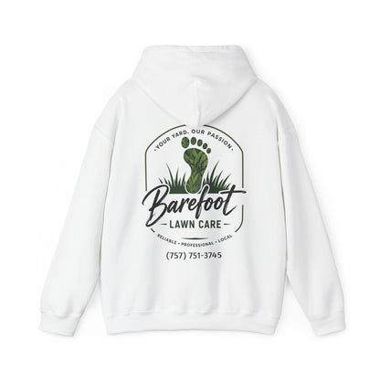Hoodie - Barefoot Lawn Care - Custom Single Sided Pullover Hoodie from SHIRT MONSTERS (Formally Crypto Zoo Tees)