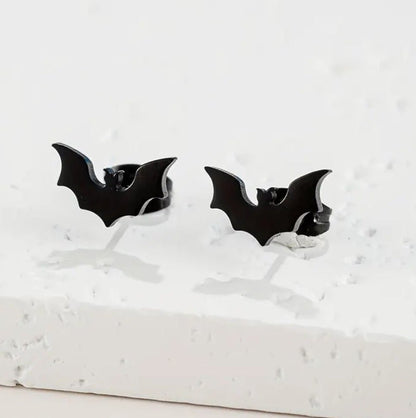  - Bat Stud Earrings | Bats, Halloween | Goth/Gothic | Jewelry from Crypto Zoo Tees