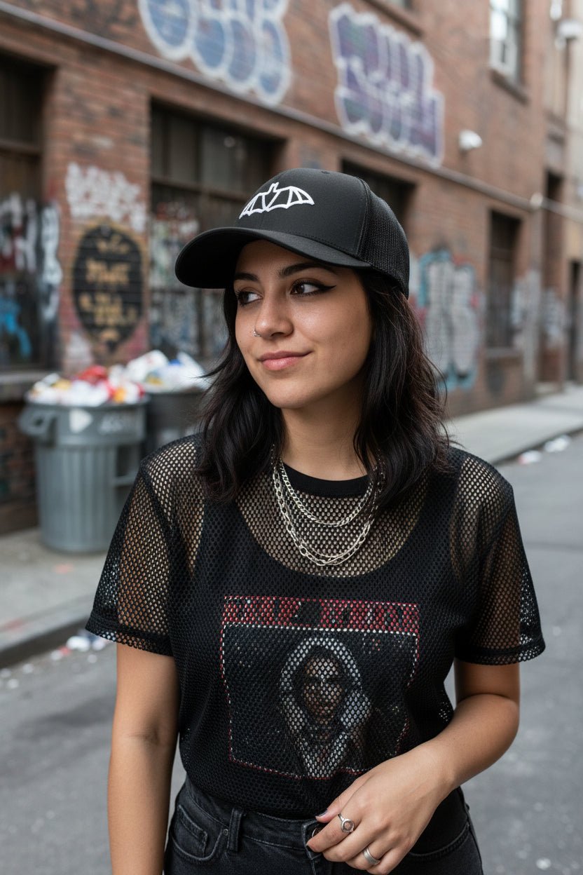 - Bat Trucker Cap | Bats, Halloween | Goth/Gothic from SHIRT MONSTERS