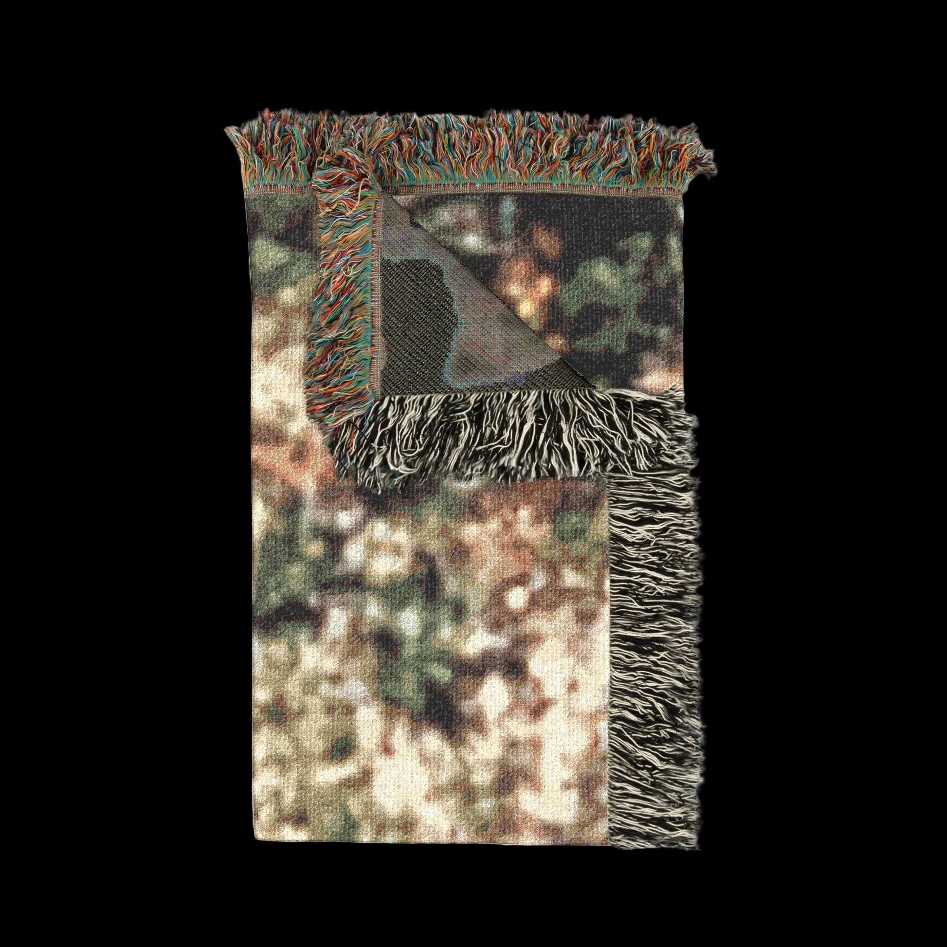 Home Decor - Bigfoot Blanket | Patterson Gimlin Photo | Woven Cotton Throw | Bigfoot, Cryptids from Crypto Zoo Tees