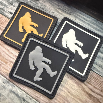  - Bigfoot Morale Patch | PVC Rubber Hook & Loop | Cryptids from Crypto Zoo Tees