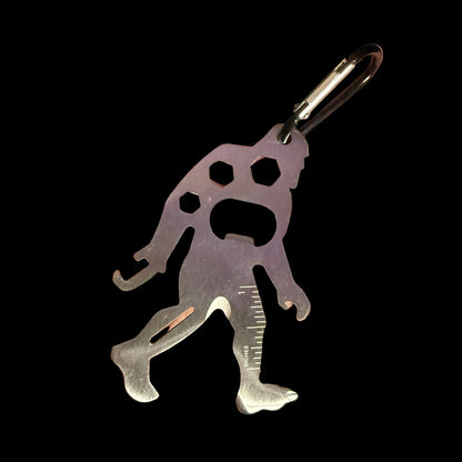  - Bigfoot Multitool Keychain | Bigfoot, Cryptids | Keychain | Gifts from Crypto Zoo Tees