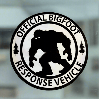  - Bigfoot Response Vehicle | Sticker/Vinyl Decal | Bigfoot, Cryptids from Crypto Zoo Tees