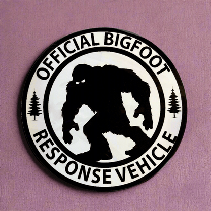  - Bigfoot Response Vehicle | Sticker/Vinyl Decal | Bigfoot, Cryptids from Crypto Zoo Tees