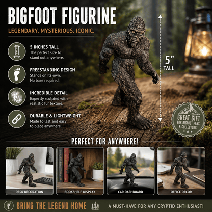 - Bigfoot Sasquatch Yeti Figurine Decor | Bigfoot, Cryptids | Toy from SHIRT MONSTERS