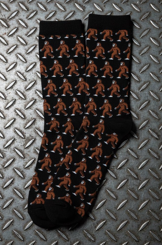 All Over Prints - Bigfoot Socks | Cryptids, Bigfoot, Funny | Gift from Crypto Zoo Tees