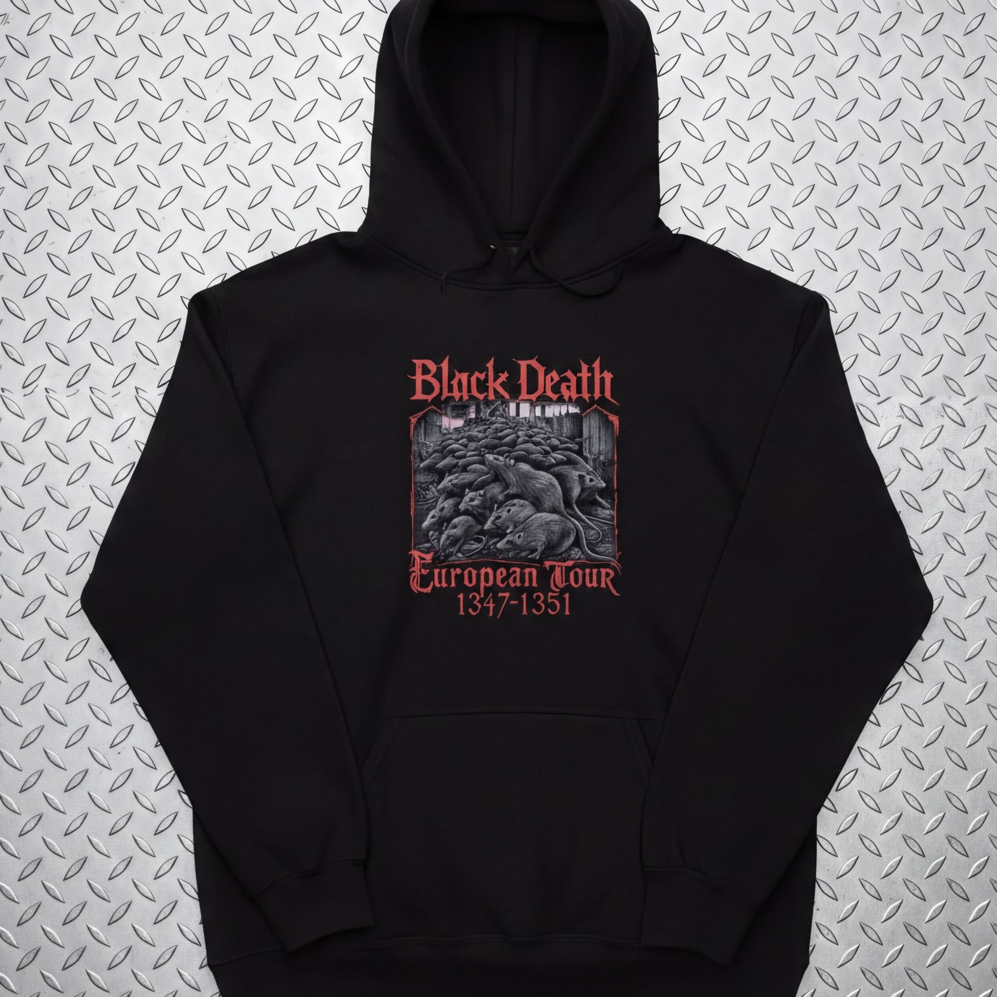 T-Shirt - Black Death Tour Shirt | Funny, Metal | T-Shirt from SHIRT MONSTERS