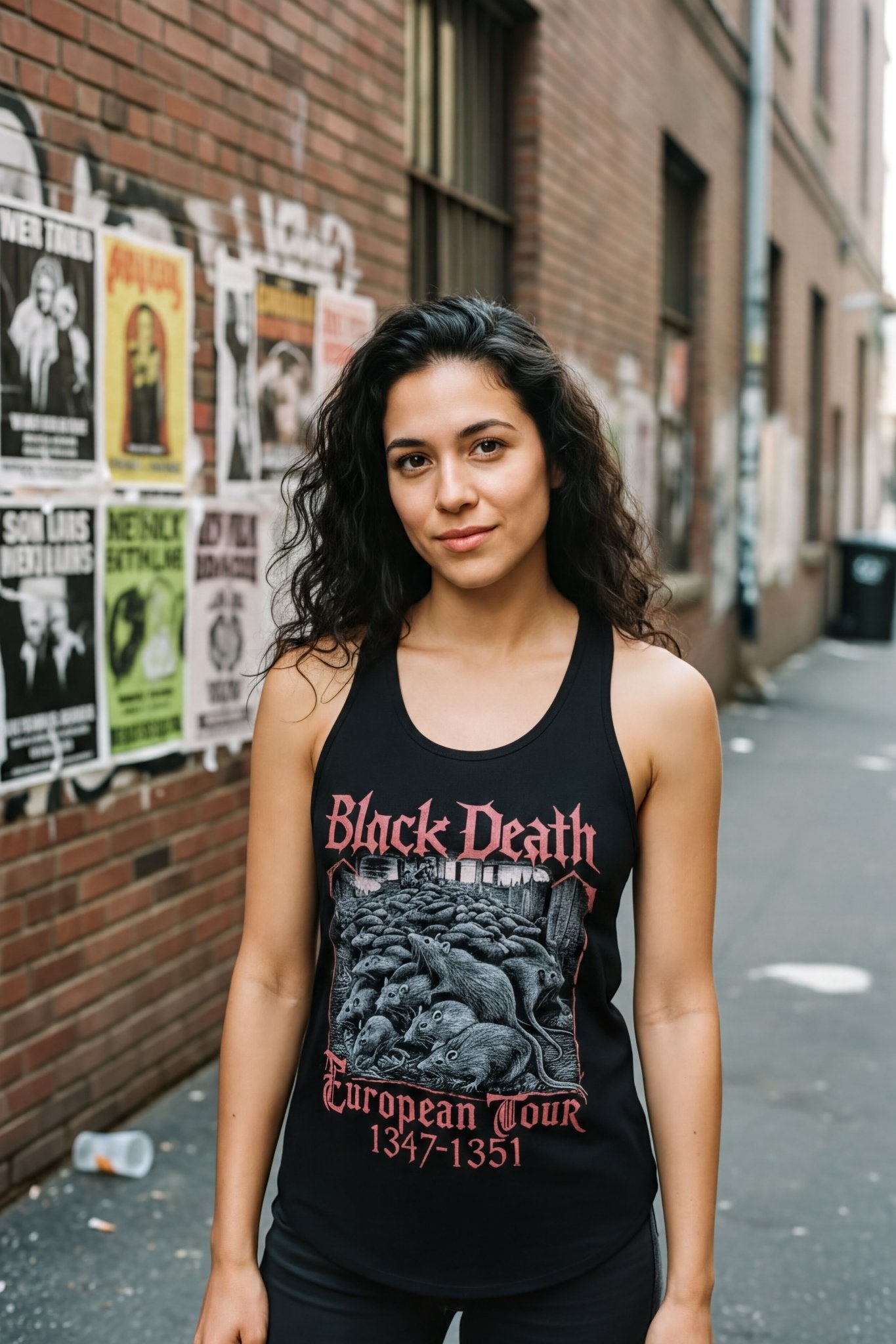 T-Shirt - Black Death Tour Shirt | Funny, Metal | T-Shirt from SHIRT MONSTERS