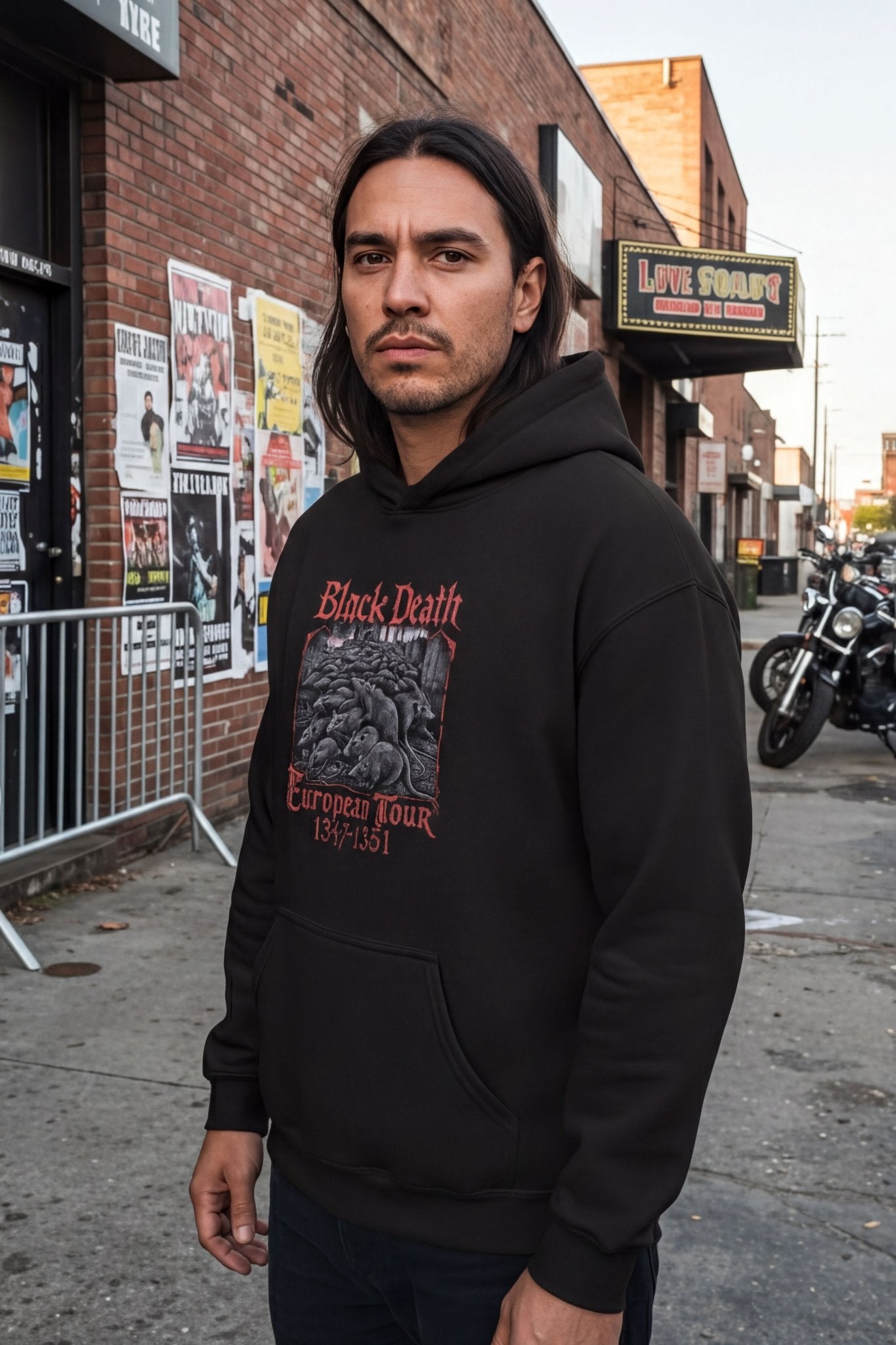 T-Shirt - Black Death Tour Shirt | Funny, Metal | T-Shirt from SHIRT MONSTERS