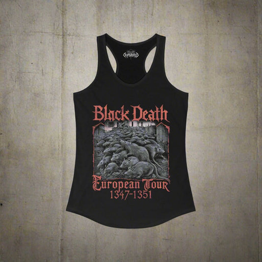 T-Shirt - Black Death Tour Shirt | Funny, Metal | Unisex Shirt, Ladies Tee, Tank Top, Long Sleeve, Sweatshirt, Hoodie from Crypto Zoo Tees