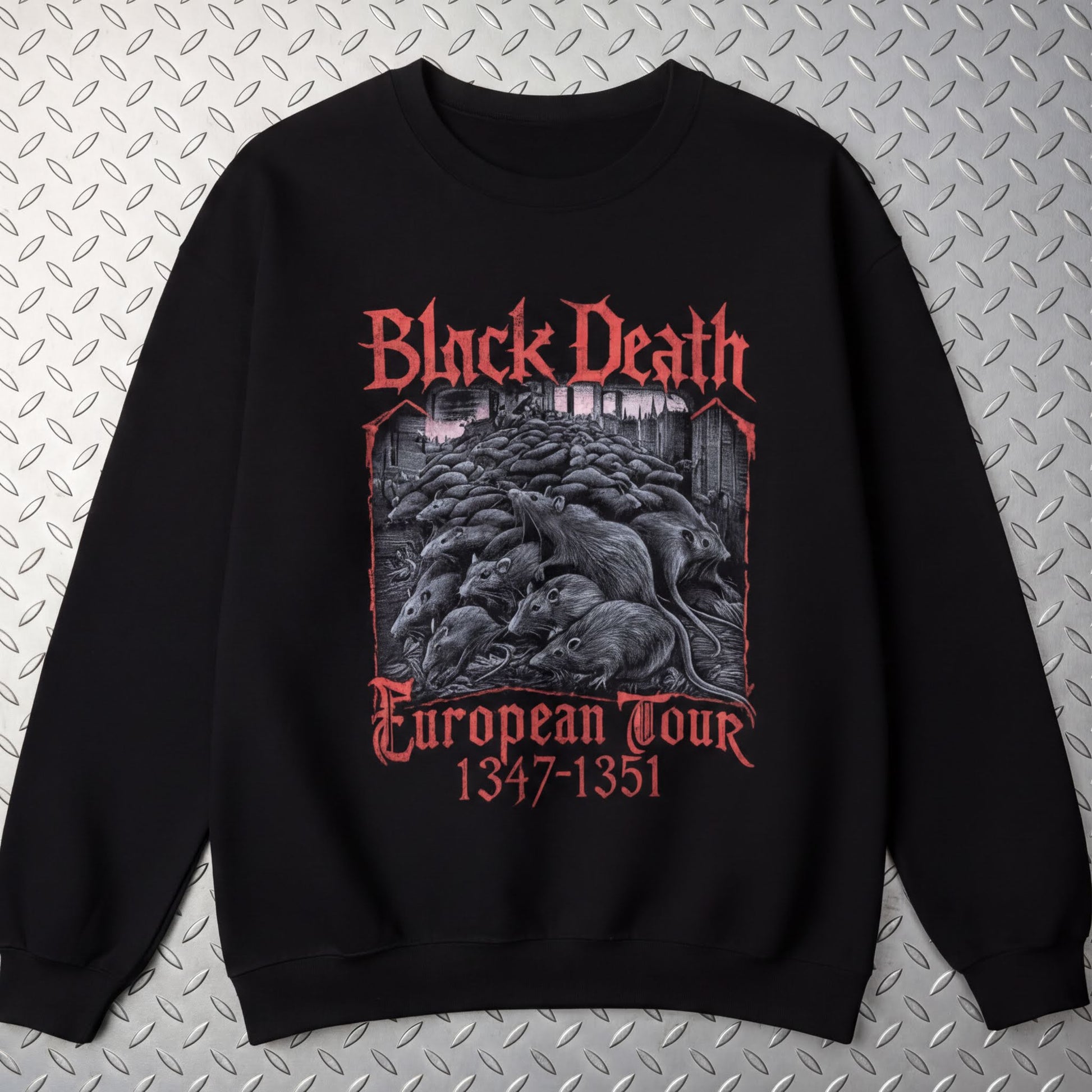 T-Shirt - Black Death Tour Shirt | Ladies Tee - Gildan 5000L | Horror | Metal from SHIRT MONSTERS