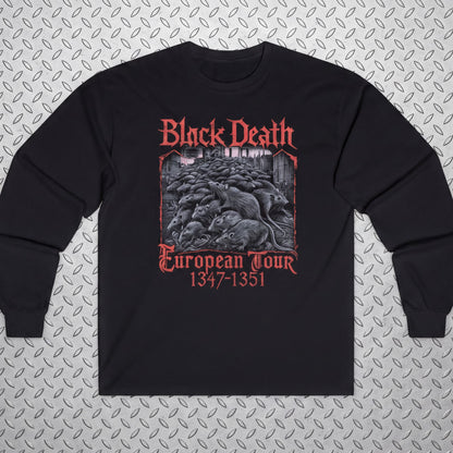 T-Shirt - Black Death Tour Shirt | Unisex Crewneck Sweatshirt - Gildan 18000 | Horror | Metal from SHIRT MONSTERS