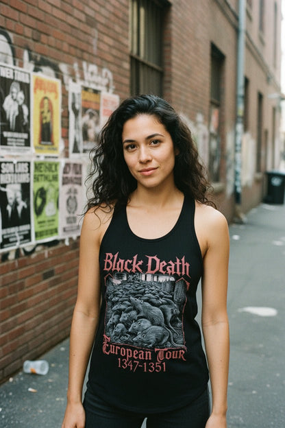 T-Shirt - Black Death Tour Shirt | Unisex Crewneck Sweatshirt - Gildan 18000 | Horror | Metal from SHIRT MONSTERS