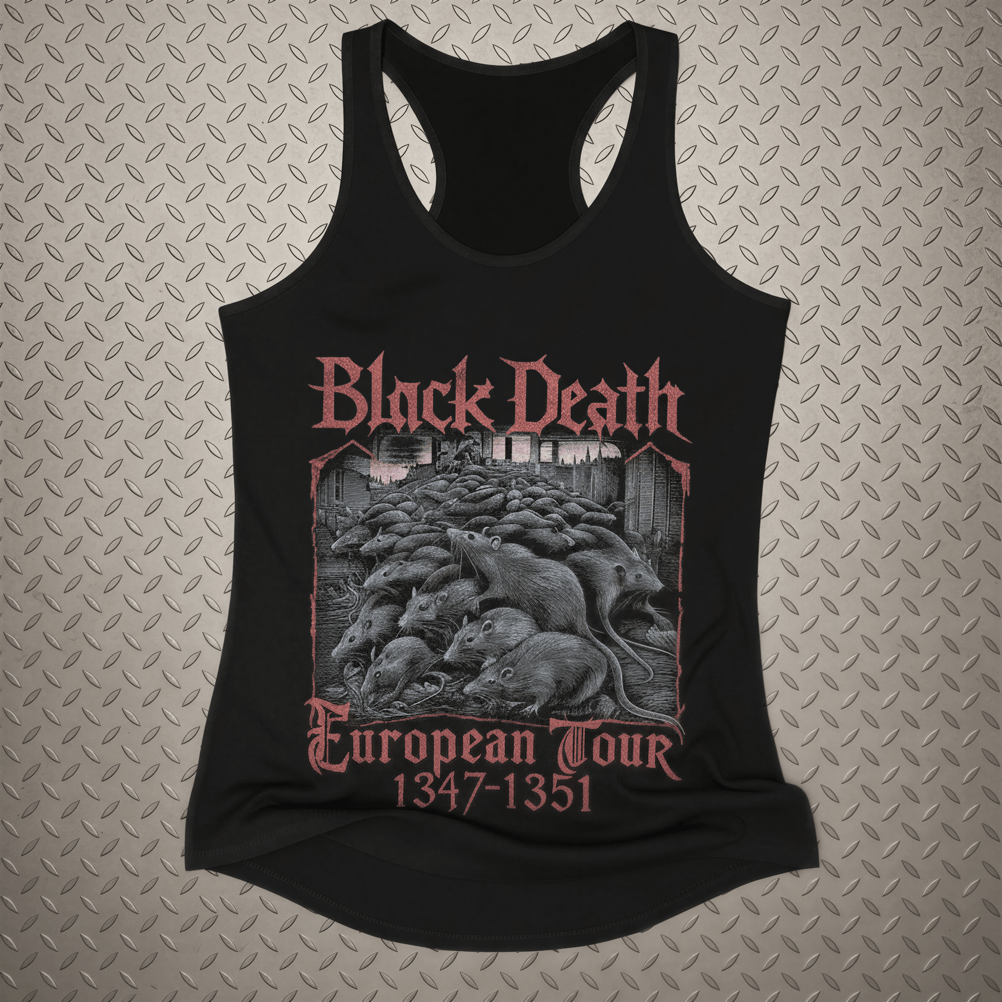 T-Shirt - Black Death Tour Shirt | Unisex Crewneck Sweatshirt - Gildan 18000 | Horror | Metal from SHIRT MONSTERS