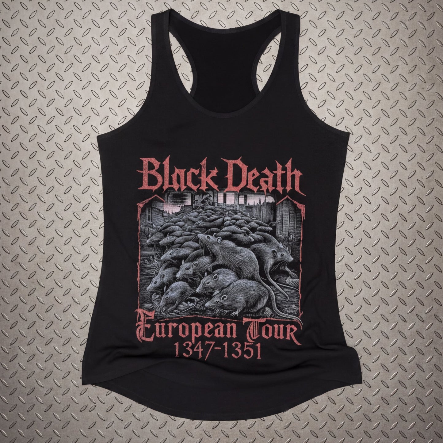 T-Shirt - Black Death Tour Shirt | Unisex Long Sleeve Tee - Gildan 2400 | Horror | Metal from SHIRT MONSTERS
