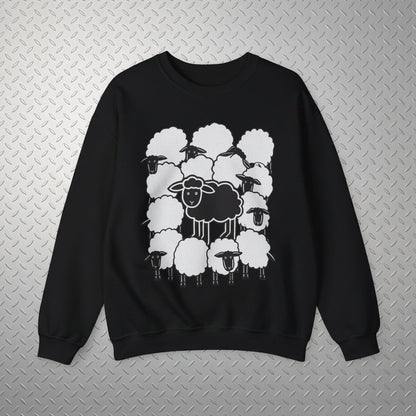 Hoodie - Black Sheep Shirt | Animals, Funny, Punk, Goth | Fitted Tee (Multiple Colors) from SHIRT MONSTERS