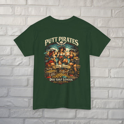T-Shirt - Booty Hunters - Gildan - Putt Pirates Shirt - MANY COLORS from Crypto Zoo Tees
