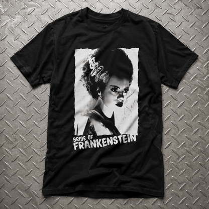 T-Shirt - Bride of Frankenstein | Horror Movie | Goth/Gothic | Ladies Tee from SHIRT MONSTERS