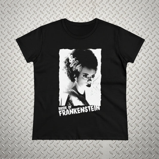T-Shirt - Bride of Frankenstein | Horror Movie | Goth/Gothic | Ladies Tee from SHIRT MONSTERS