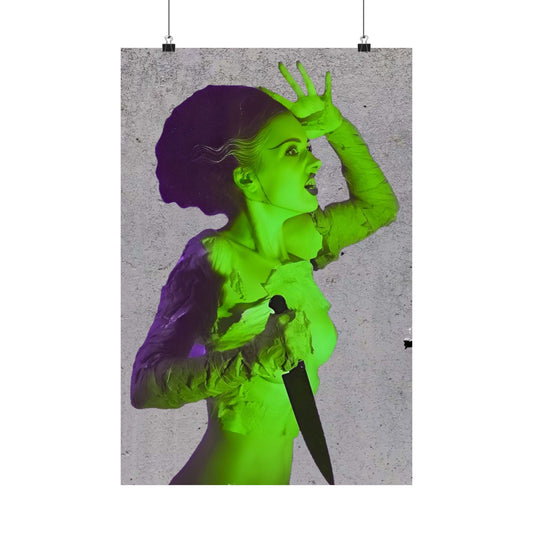Poster - Bride of Frankenstein Poster | Wall Art | Horror, Retro & Vintage | Goth/Gothic from Crypto Zoo Tees