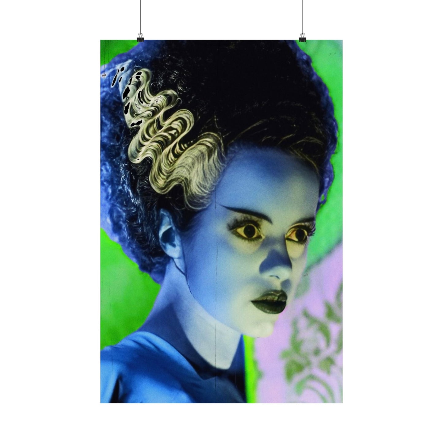 Poster - Bride of Frankenstein Print | Wall Art | Horror, Retro & Vintage | Goth/Gothic from Crypto Zoo Tees