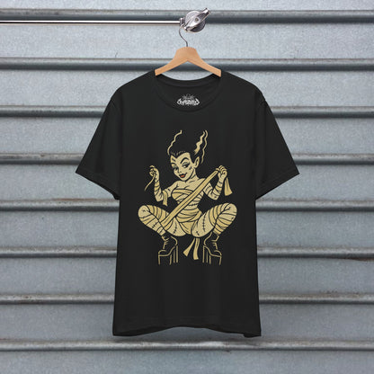 T-Shirt - Bride of Frankenstein | Unisex T-shirt (Bella+Canvas 3001) | Halloween, Horror | Rockabilly, Punk from Crypto Zoo Tees