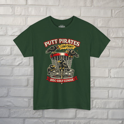 T-Shirt - Caw Caw Crow Shirt - Putt Pirates from Crypto Zoo Tees