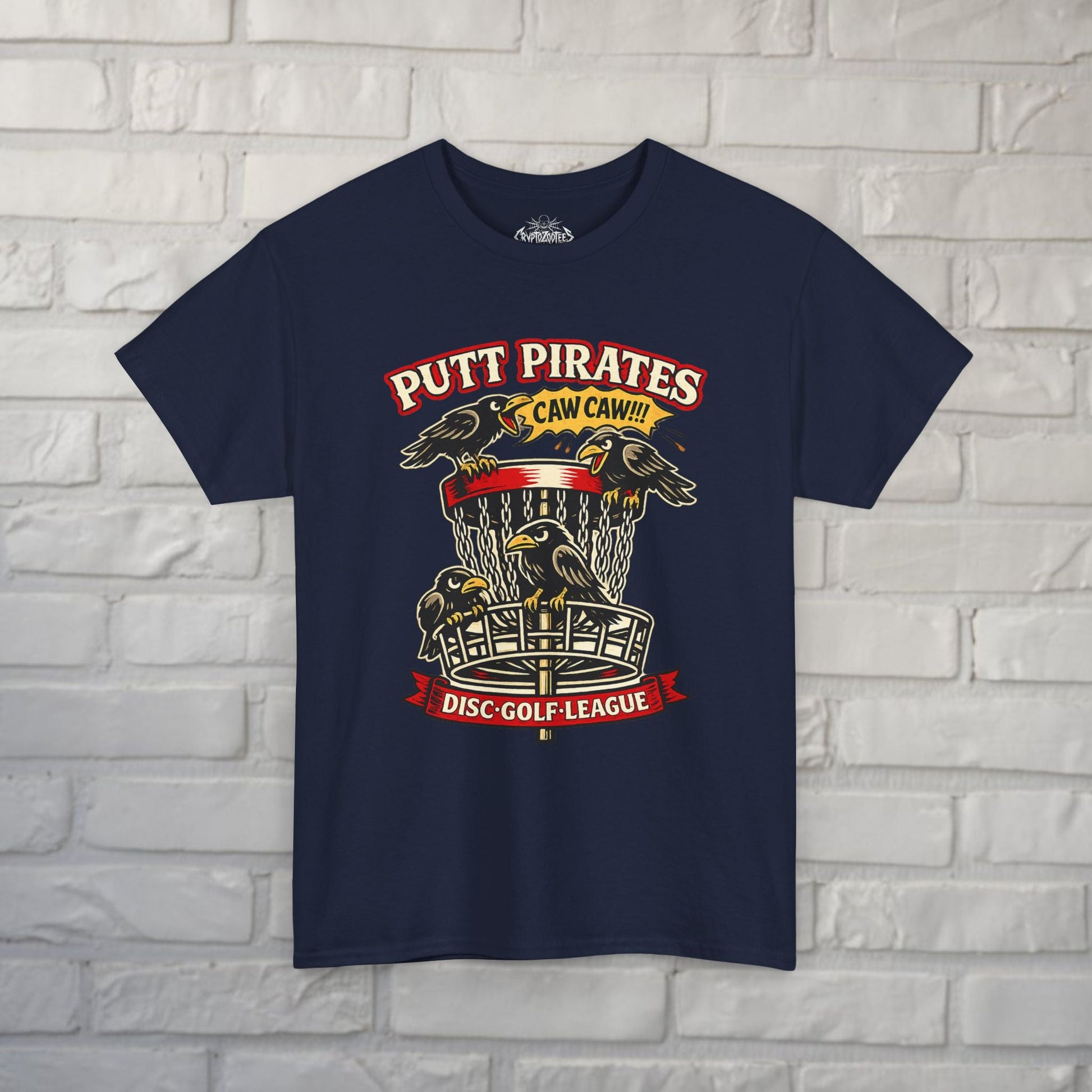 T-Shirt - Caw Caw Crow Shirt - Putt Pirates from Crypto Zoo Tees