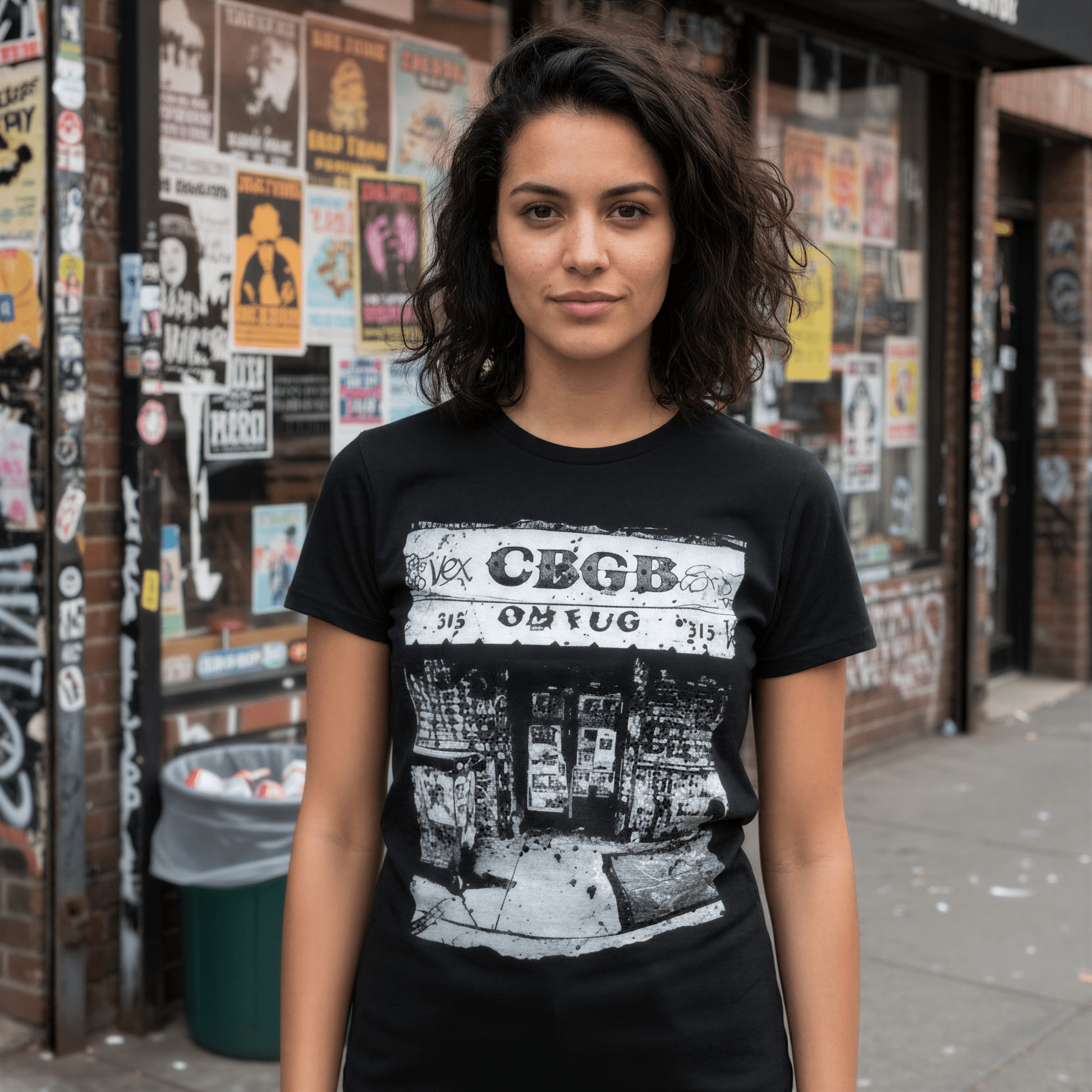T-Shirt - CBGB Punk Shirt | Punk, Retro & Vintage | Ladies Tee from SHIRT MONSTERS