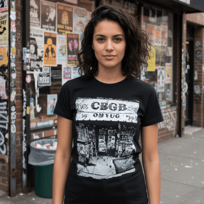T-Shirt - CBGB Punk Shirt | Punk, Retro & Vintage | Ladies Tee from SHIRT MONSTERS
