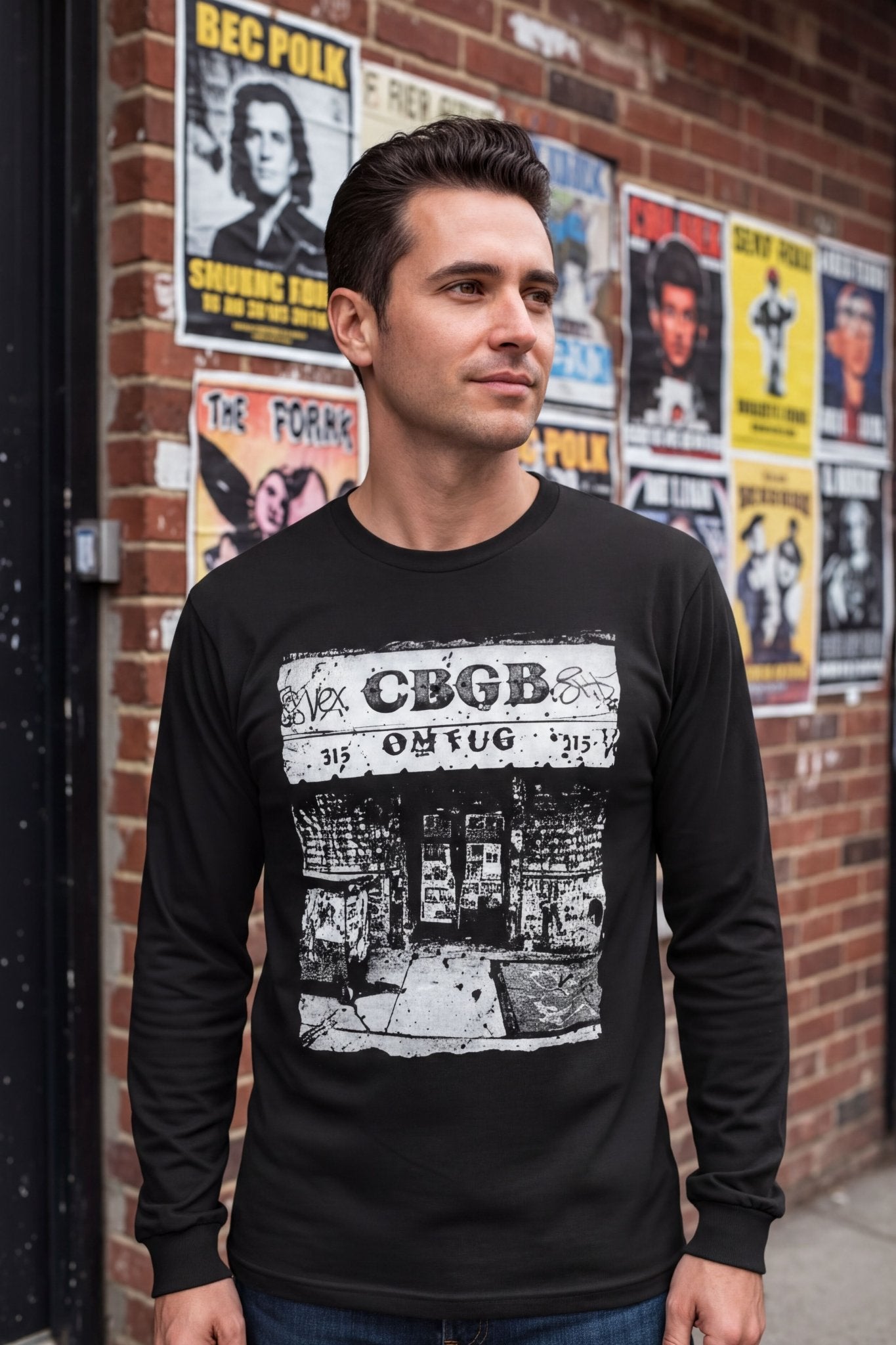 T-Shirt - CBGB Punk Shirt | Punk, Retro & Vintage | Long Sleeve Tee from SHIRT MONSTERS