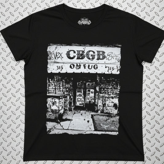 T-Shirt - CBGB Punk Shirt | Punk, Retro & Vintage | Unisex Shirt, Ladies Tee, Tank Top, Long Sleeve, Sweatshirt, Hoodie from Crypto Zoo Tees