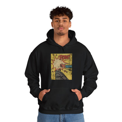 Hoodie - Comic Pow Single Sided Hoodie from Crypto Zoo Tees