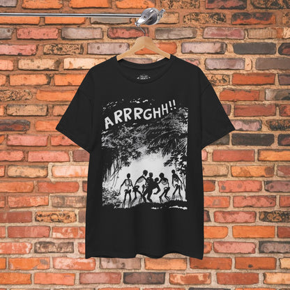 T-Shirt - Comic Skeleton Shirt | Unisex Heavy Cotton | Horror, Skulls & Skeletons from SHIRT MONSTERS (Formally Crypto Zoo Tees)
