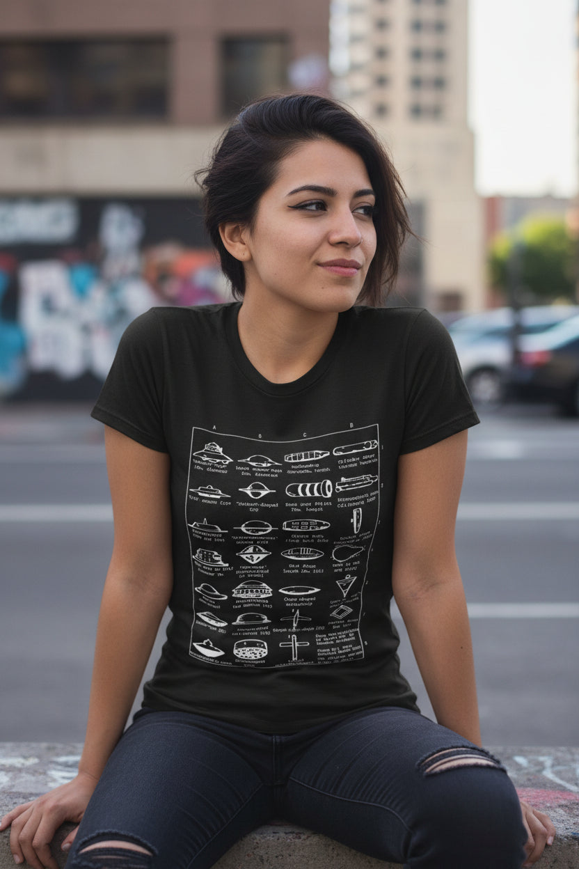 T-Shirt - Copy of ribcage - LADIES T-Shirt | Ladies Tee | Paranormal, Halloween, Spiritual | Goth, Gothic from Crypto Zoo Tees