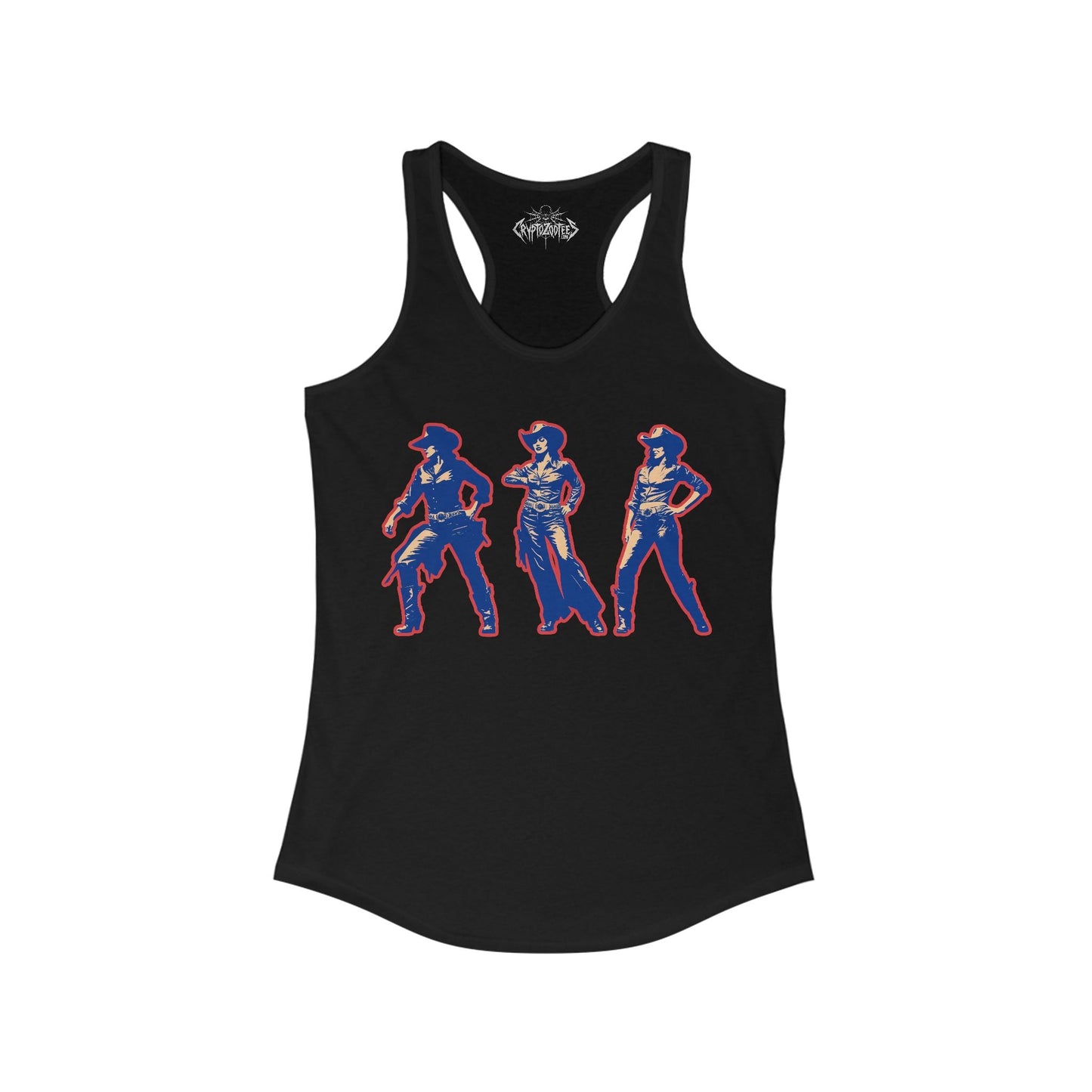 T-Shirt - Cowgirl Pop Art Trio | | Unisex T-shirt | Long Sleeve Tee | Ladies Shirt | Crewneck Sweatshirt | Hoodie from Crypto Zoo Tees