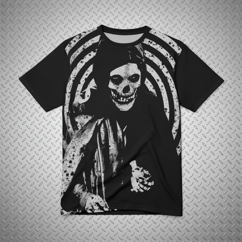 T-Shirt - Crimson Ghost | Horror Punk | Skulls & Skeletons | Kids Tee from SHIRT MONSTERS