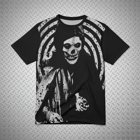 T-Shirt - Crimson Ghost | Horror Punk | Skulls & Skeletons | Kids Tee from SHIRT MONSTERS