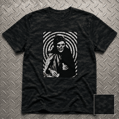 T-Shirt - Crimson Ghost Skull Shirt | LAT Apparel - Camo, Leopard, Snake Skin Patterned | Horror, Skulls & Skeletons | Punk from SHIRT MONSTERS