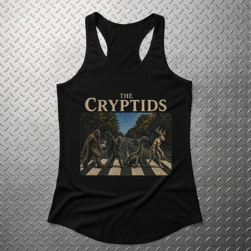Tank Top - Cryptids Abbey Road | Bigfoot, Nessie, Wendigo | Pullover Hoodie from SHIRT MONSTERS