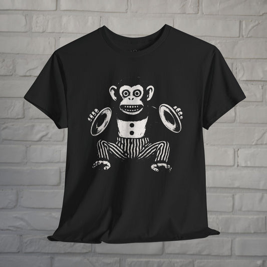 T-Shirt - Cymbal Monkey Shirt | Unisex T-shirt | Horror, Skulls & Skeletons | Goth/Gothic from Crypto Zoo Tees