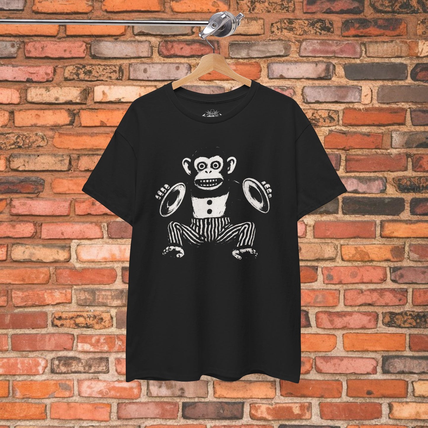 T-Shirt - Cymbal Monkey Shirt | Unisex T-shirt | Horror, Skulls & Skeletons | Goth/Gothic from Crypto Zoo Tees