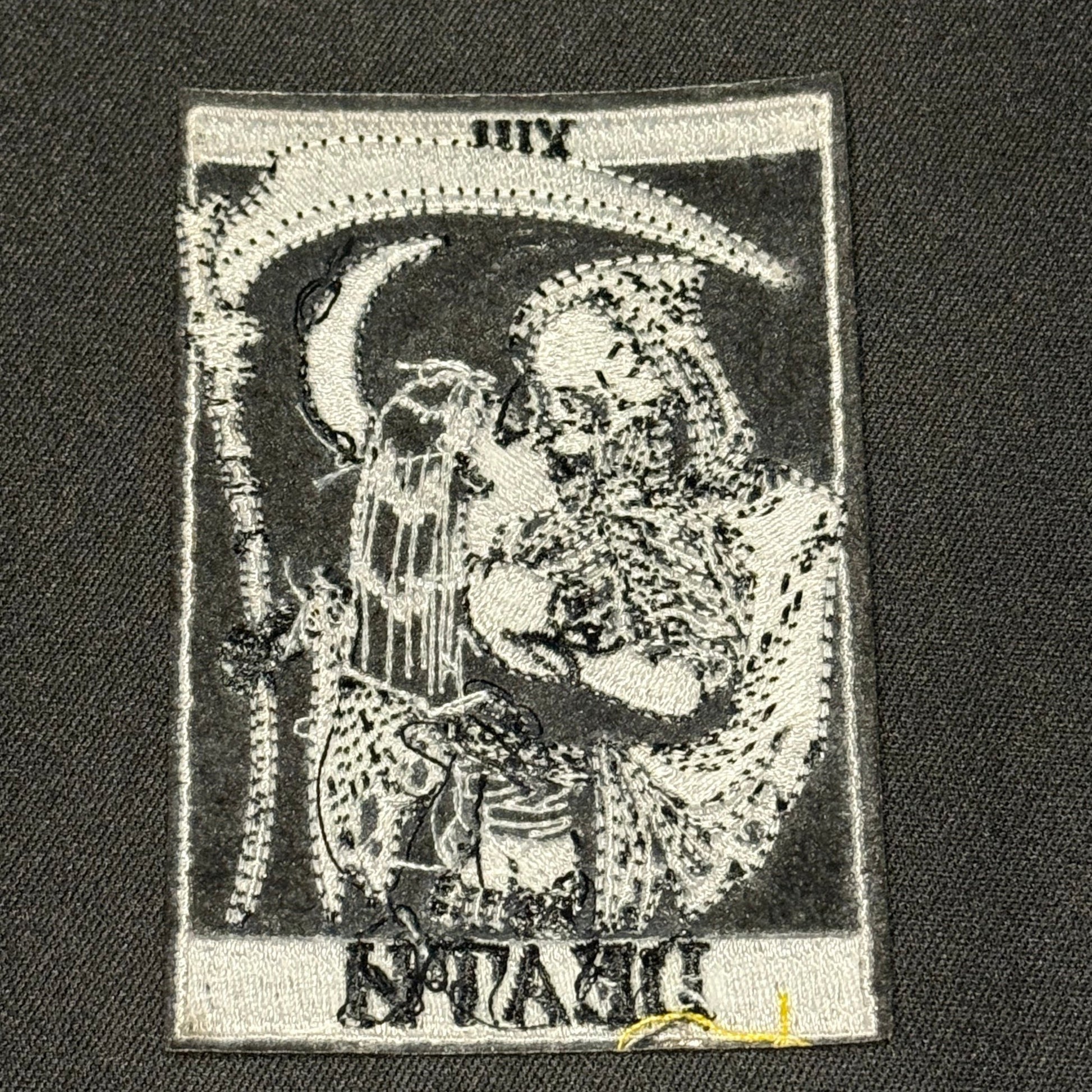  - Death Tarot Patch | Skulls & Skeletons, Spiritual | Patch from Crypto Zoo Tees