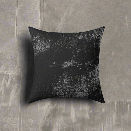 Home Decor - DISTRESSED GOTHIC GRUNGE Decorative Square Throw Pillow - Gothic Home Decor from Crypto Zoo Tees