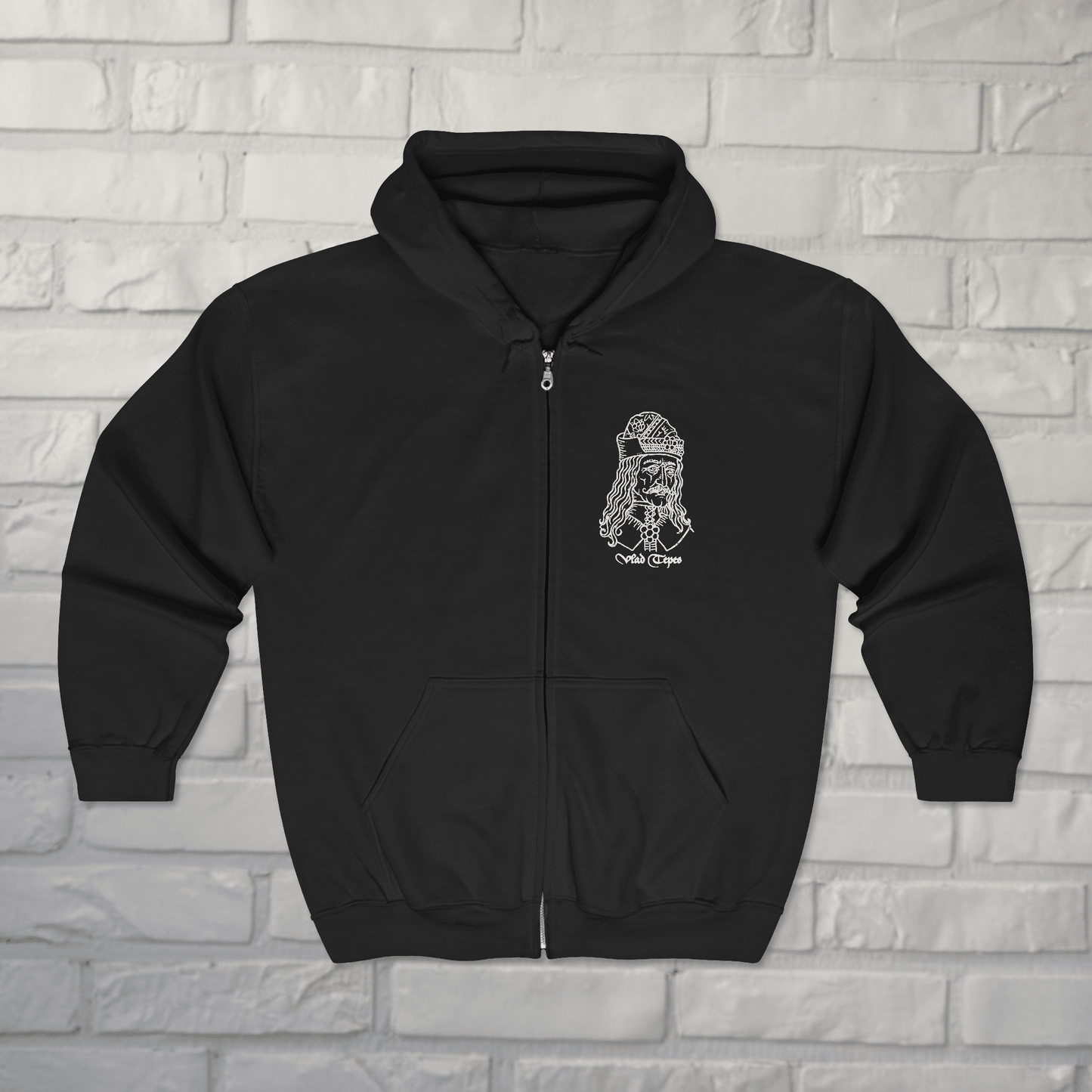 T-Shirt - Dracula First Page | Horror, Books | Unisex Zipper Hoodie from Crypto Zoo Tees