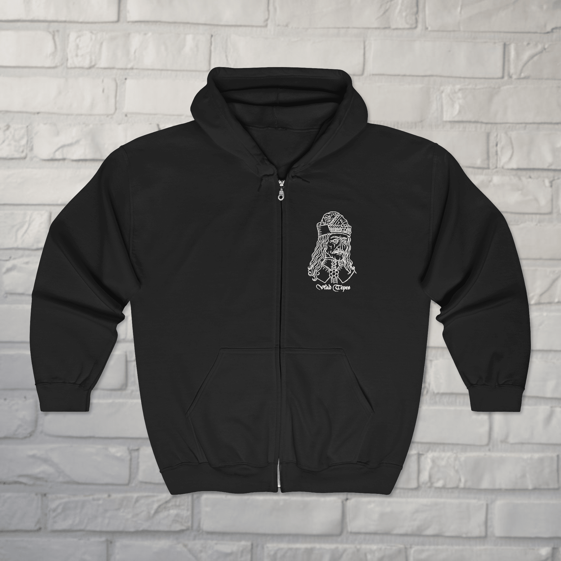 T-Shirt - Dracula First Page | Horror, Books | Unisex Zipper Hoodie from Crypto Zoo Tees