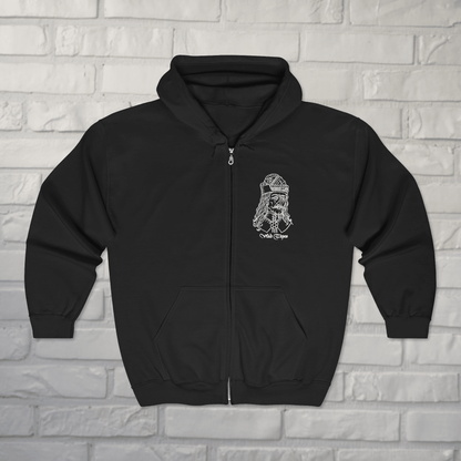T-Shirt - Dracula First Page | Horror, Books | Unisex Zipper Hoodie from Crypto Zoo Tees