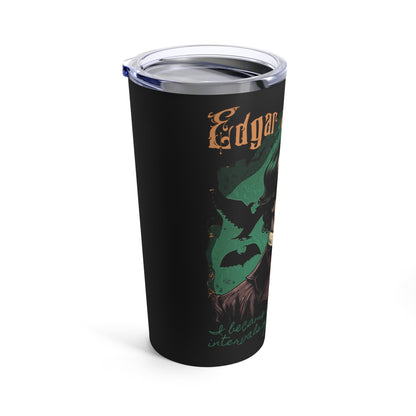 Mug - Edgar Allan Poe Insanity Quote | 20oz Tumbler | Double Insulated Cup from Crypto Zoo Tees