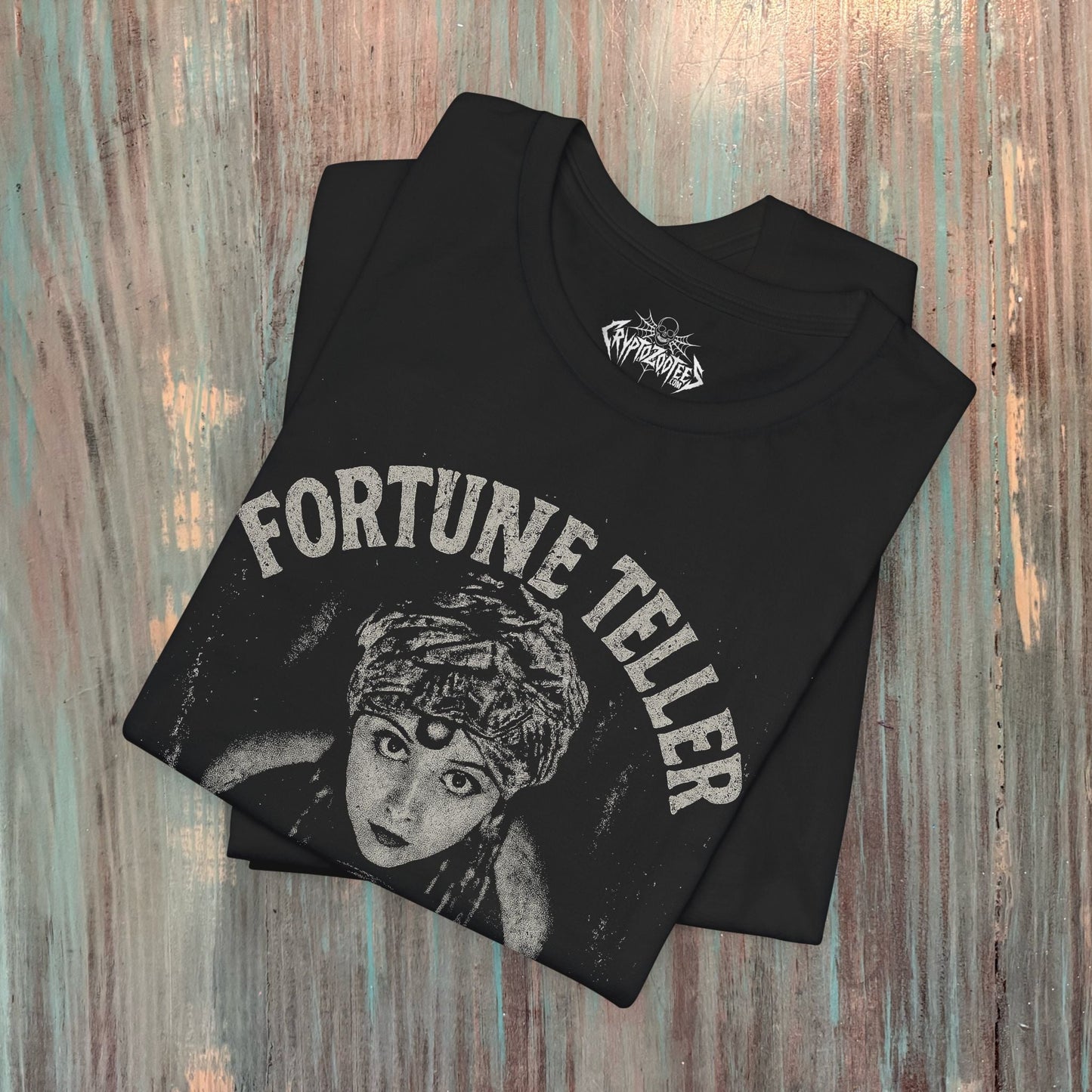 T-Shirt - Fortune Teller Shirt | Ghosts & Paranormal, Spiritual | Unisex Shirt, Ladies Tee, Tank Top, Long Sleeve, Sweatshirt, Hoodie from Crypto Zoo Tees
